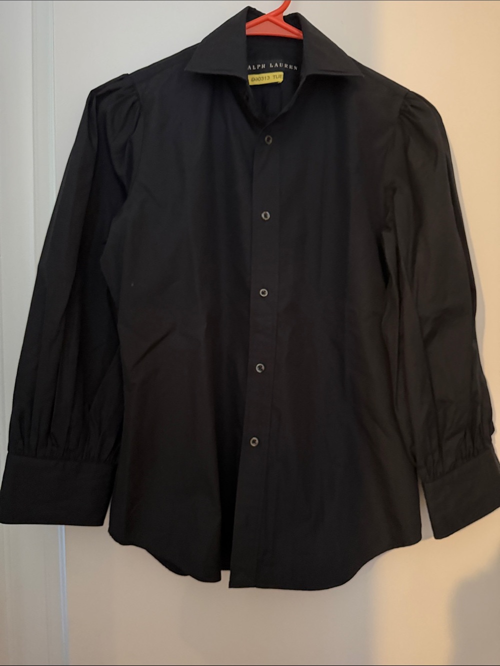 Ralph Lauren Black Button-Down Dress Shirt